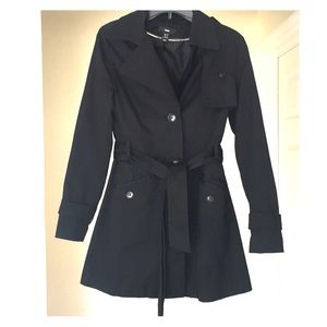 HM black trench coat